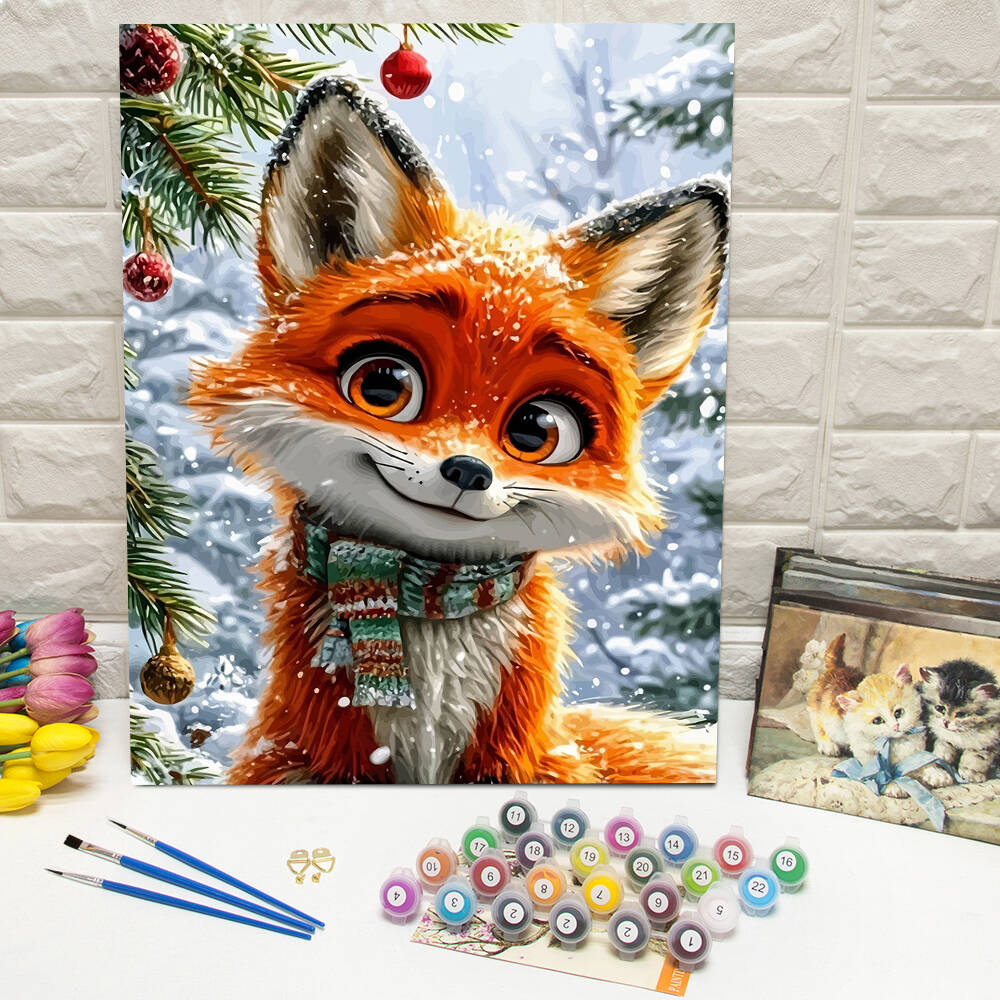 Art Craft Winter - 1 kit de peinture numérique DIY