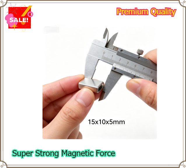 Art Craft Magnet - Aimant en néodyme super puissant 15x10x5mm,
