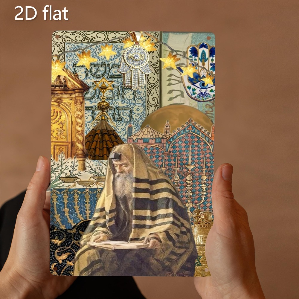 Art & Craft Clipart - CIFBUY Art mural vintage en aluminium