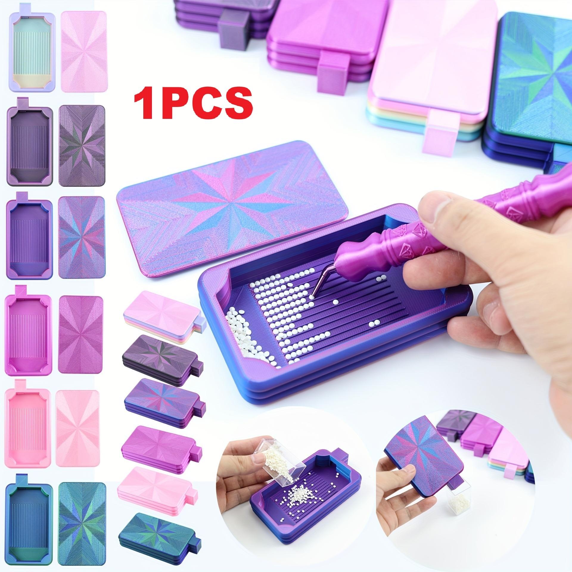 Diamond Painting Kit - 1 plateau coloré pour peinture diamantée