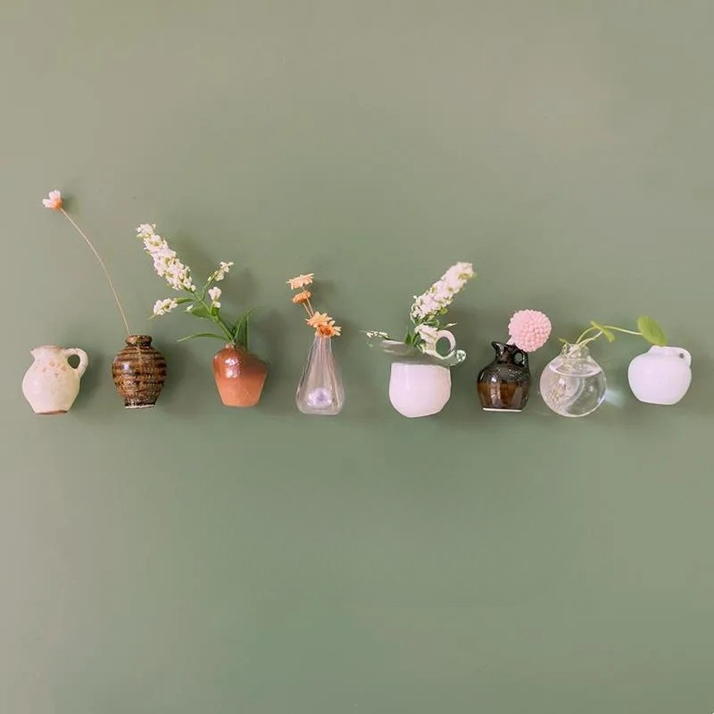 Art Craft Magnet - Mini Vase en Verre Créatif et