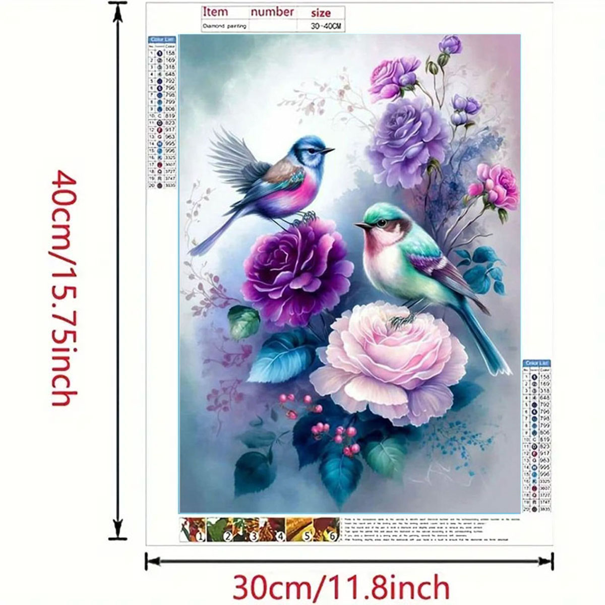 Art Craft Flower - 1 Kit de Peinture Diamant Parfum