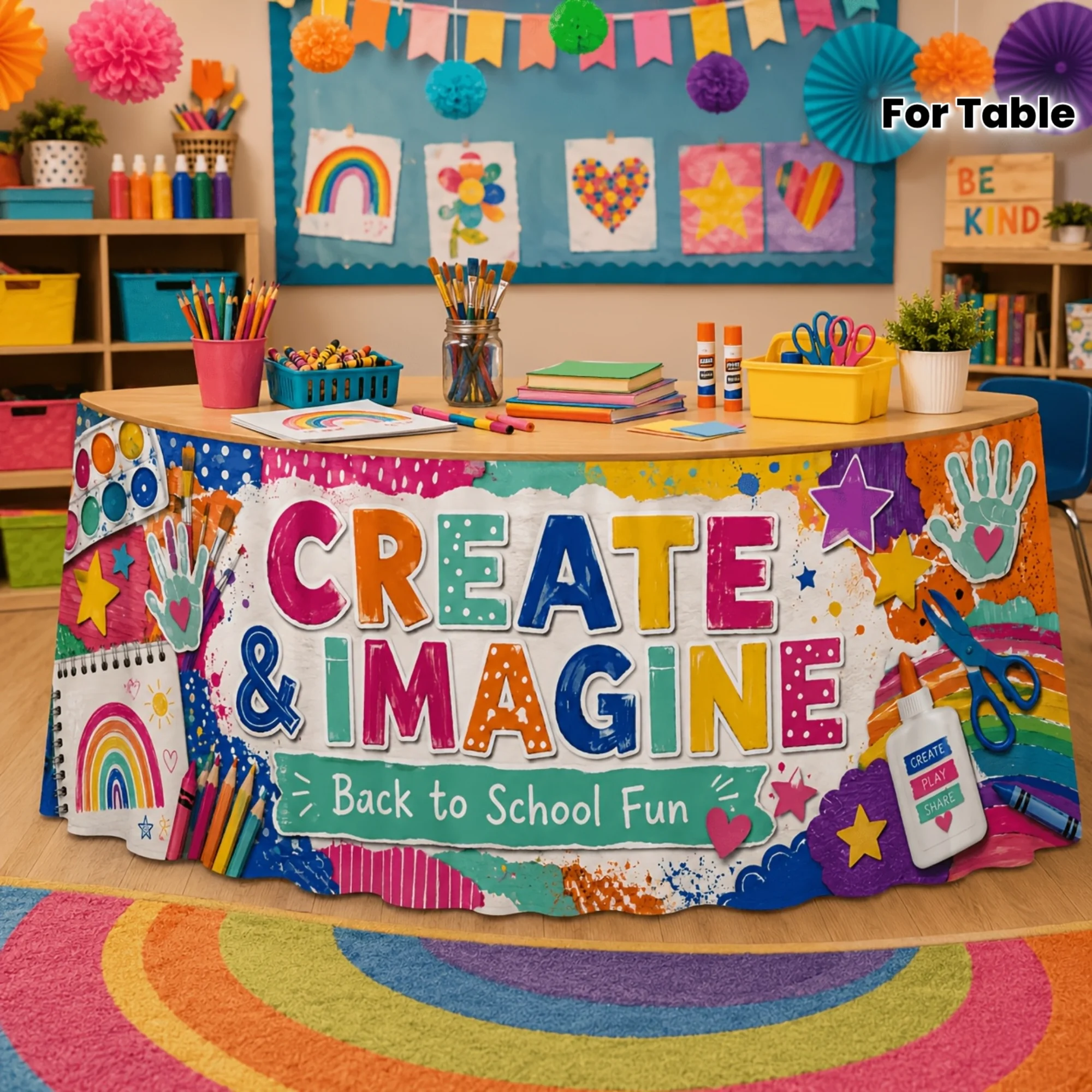 Art Craft Classes - Nappe de table pour fête 1