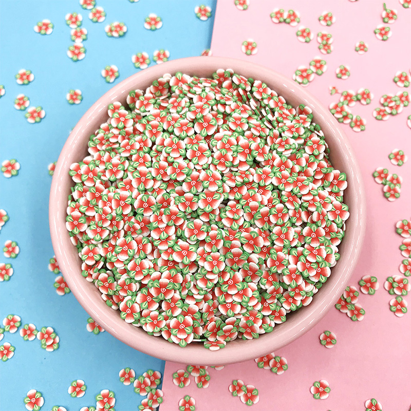Art Craft Flower Making - Tranches de fleurs en argile chaude,