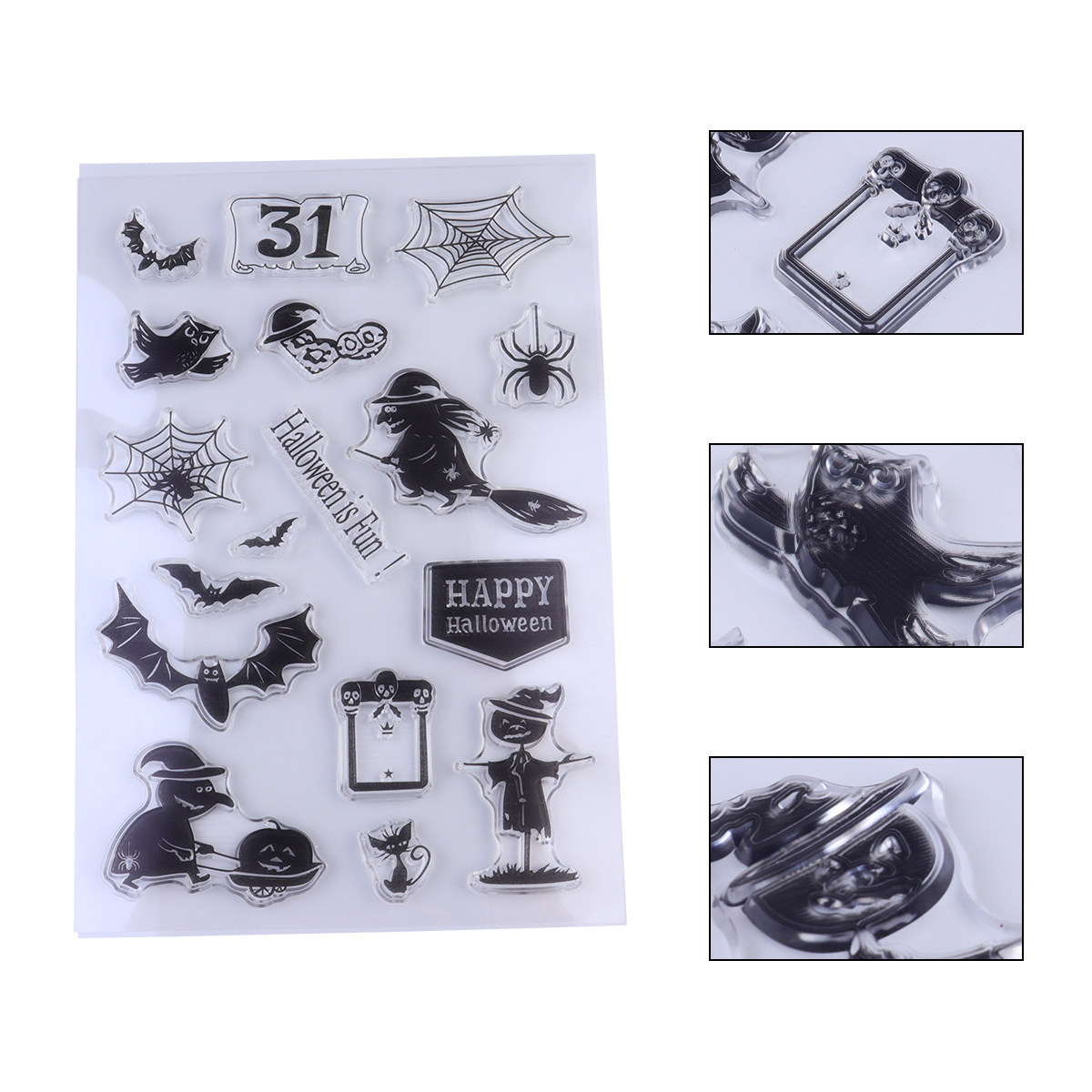 Art Craft Halloween Preschool - Tampons en silicone pour enfants, outil