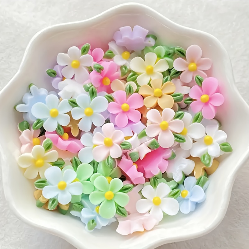 Art Craft Flower Making - 20 breloques miniatures en résine en