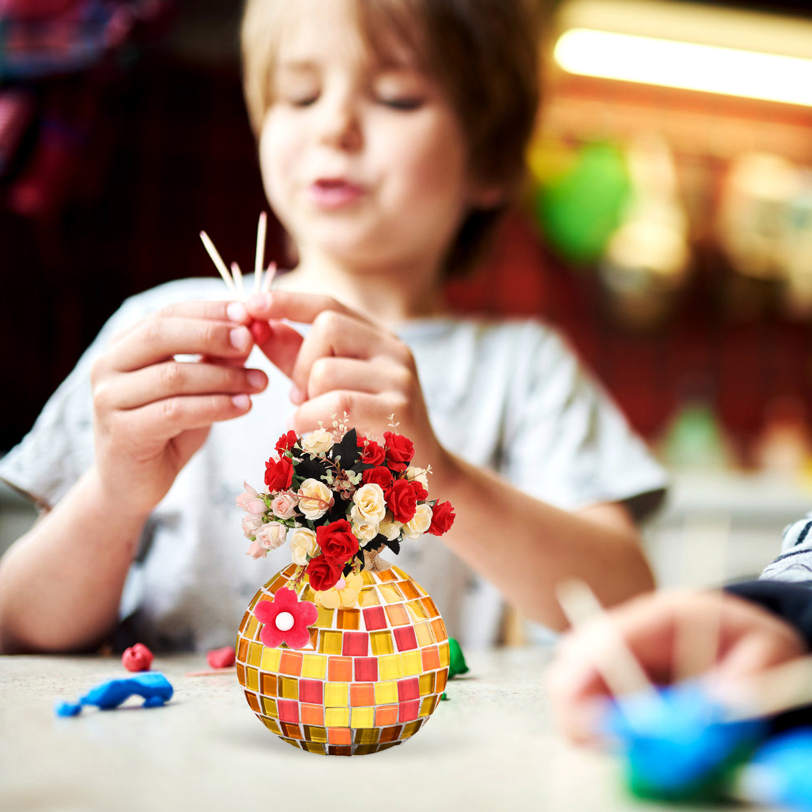 Art Craft Flower - 1 kit de bricolage de vase