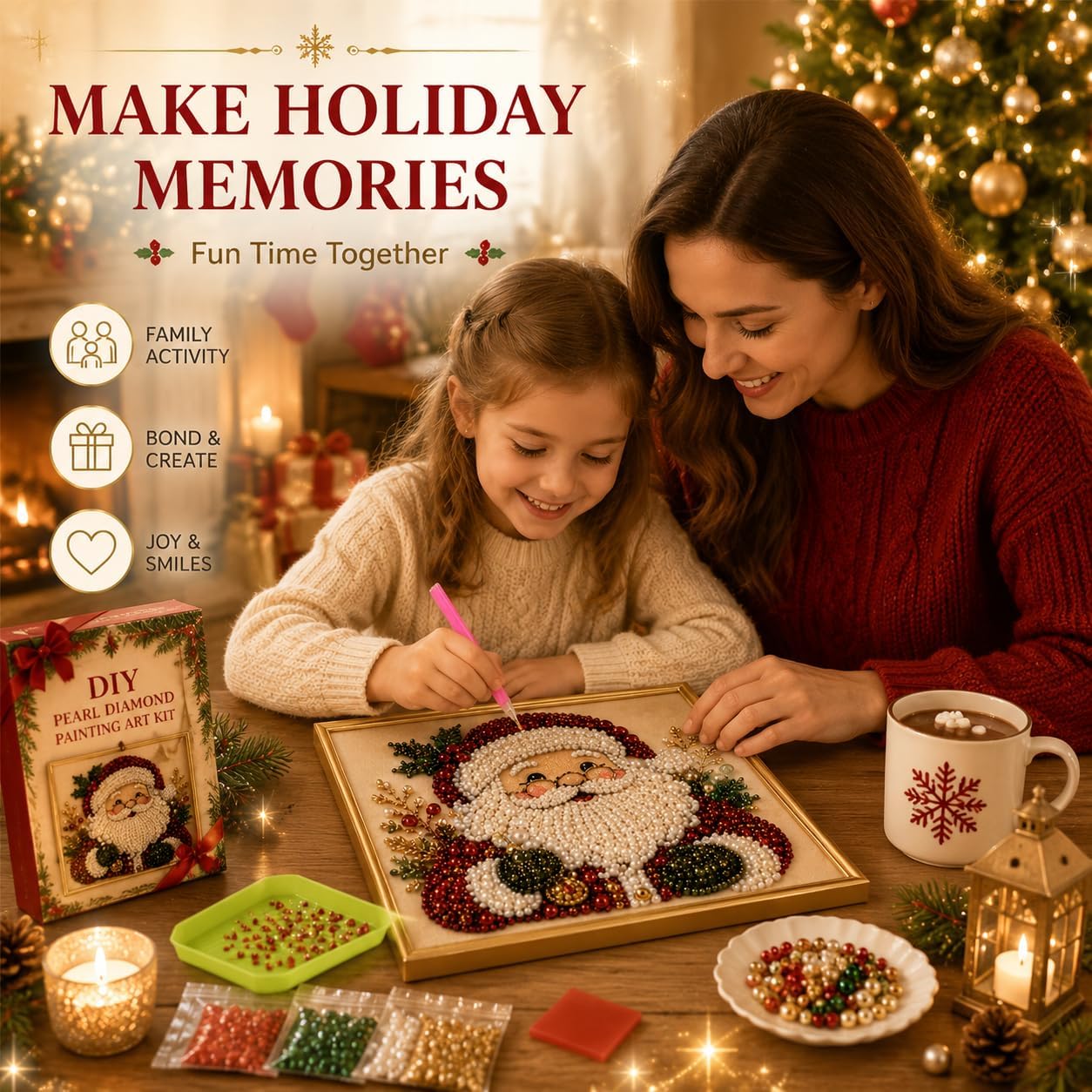 Kit de peinture diamantée de N - Art Craft For Christmas avis et prix