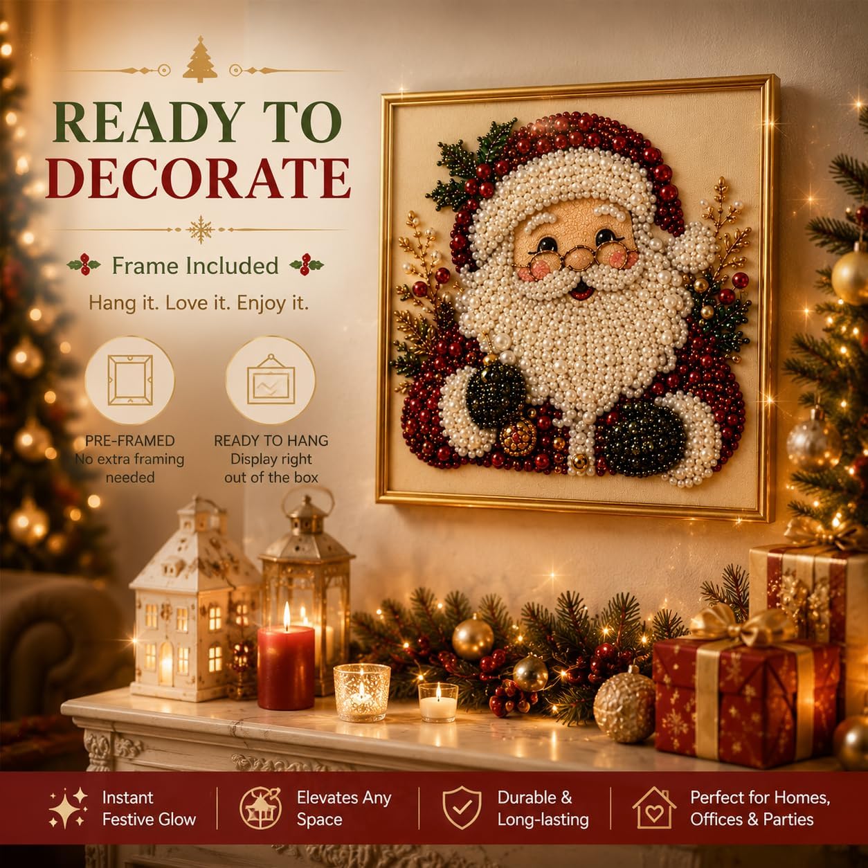 Kit de peinture diamantée de N - Art Craft For Christmas avis et prix