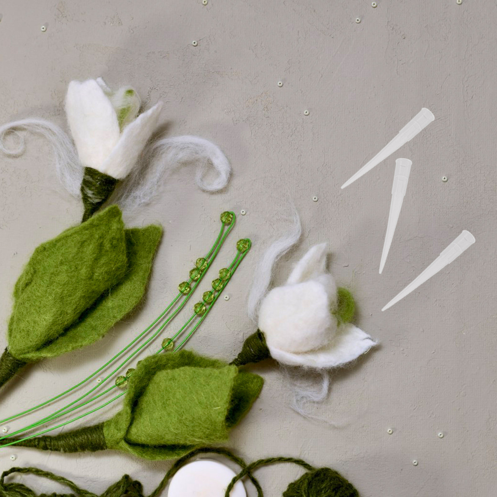 Ensemble de 100 fixateurs de t - Art Craft Flower avis et prix