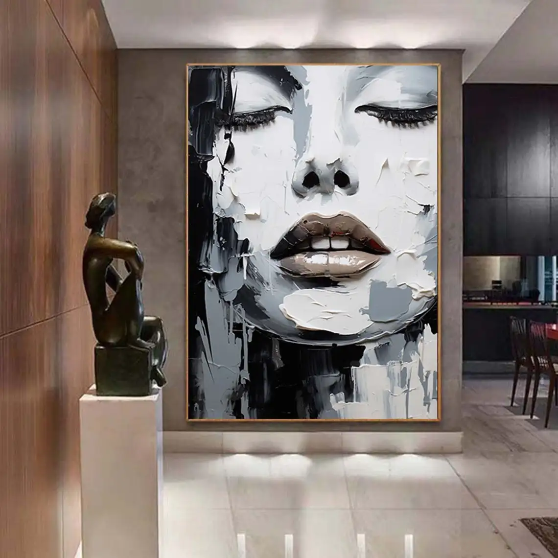 Peinture abstraite sans cadre  - Painting Knife Palette avis et prix