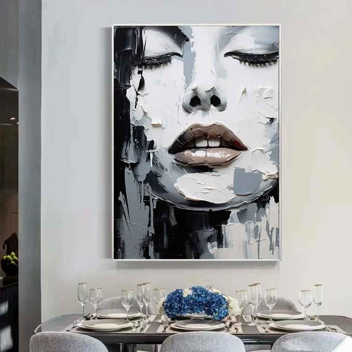 Peinture abstraite sans cadre  - Painting Knife Palette avis et prix
