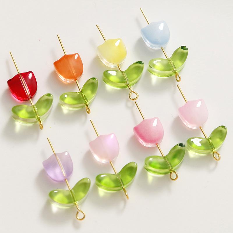 Perles de verre multicolores L - Art Craft Flower Making avis et prix