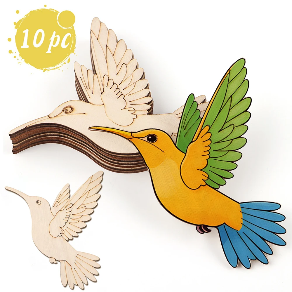 10 pièces de découpes en bois  - Art Craft Diy avis et prix