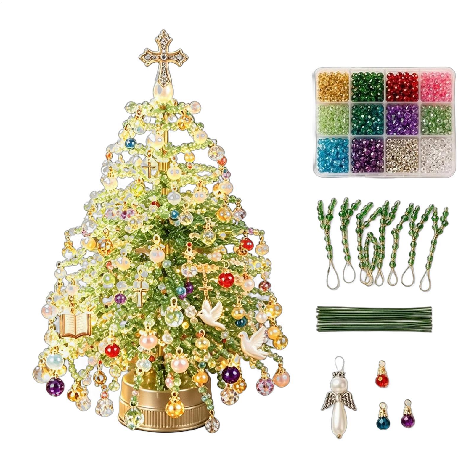 Kit d'arbres de Noël perlés, p - Art Craft Winter avis et prix