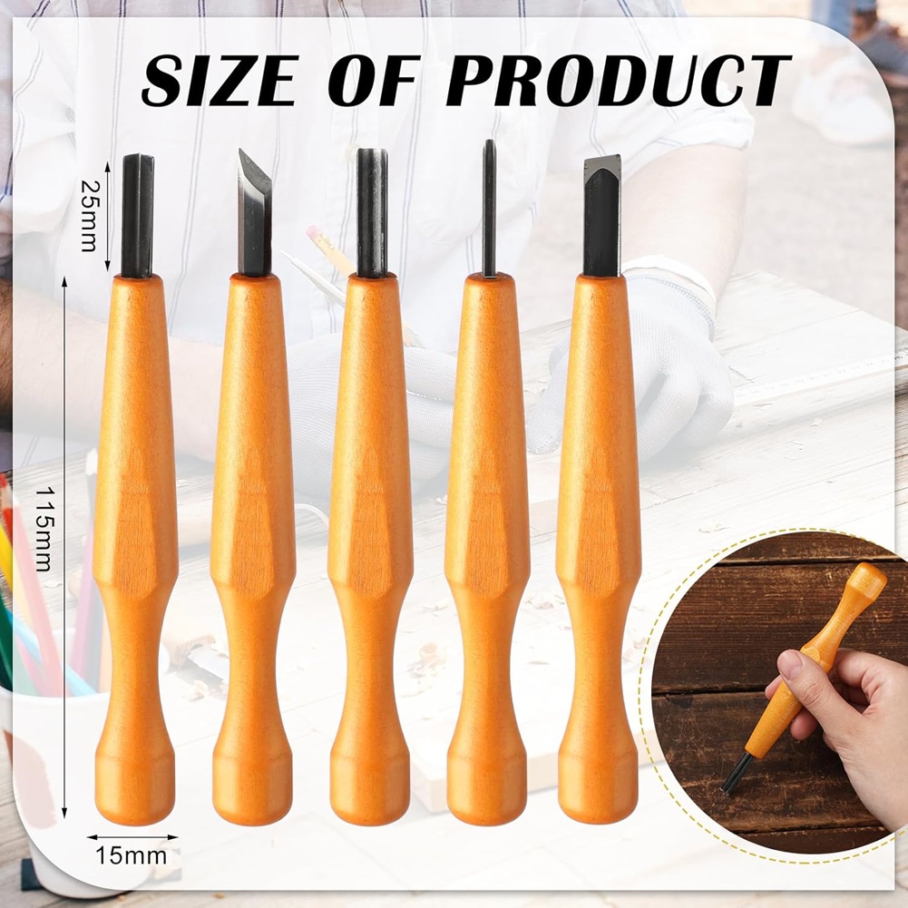 ABZT Ensemble de 5 outils de s - Linocut Carving Tool avis et prix